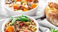 Vegetable Beef and Noodle Soup Vegetable Beef and Noodle Soup