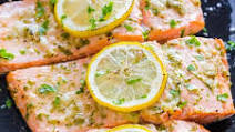 Baked Salmon with Garlic and Dijon Baked Salmon with Garlic and Dijon