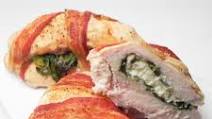 Bacon Wrapped Turkey Breast Stuffed with Spinach and Feta Bacon Wrapped Turkey Breast Stuffed with Spinach and Feta