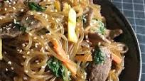 Korean Sweet Potato Noodles (Japchae) Korean Sweet Potato Noodles (Japchae)
