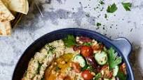 Loaded Roasted Eggplant Dip (Baba Ganoush) Loaded Roasted Eggplant Dip (Baba Ganoush)