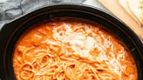 Slow Cooker Creamy Chicken Spaghetti Slow Cooker Creamy Chicken Spaghetti