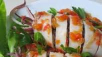Stuffed Squid with Ginger Lime Dipping Sauce (Muc Nhoi) - Vietnamese Foody Stuffed Squid with Ginger Lime Dipping Sauce (Muc Nhoi) - Vietnamese Foody