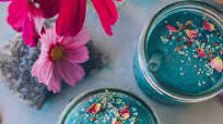 Blue Spirulina Powder Coconut Smoothie Blue Spirulina Powder Coconut Smoothie
