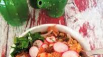 Pozole rojo con cerdo/ Pork red pozole Pozole rojo con cerdo/ Pork red pozole