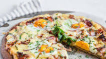 Keto Breakfast Pizza Keto Breakfast Pizza
