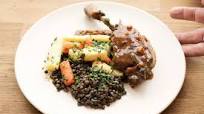 Wine-Braised Duck With Lentils and Winter Vegetables Wine-Braised Duck With Lentils and Winter Vegetables