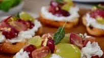 Blistered Grape and Goat Cheese Bruschetta Blistered Grape and Goat Cheese Bruschetta