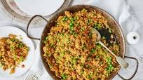 One-pot pork and pea paella One-pot pork and pea paella