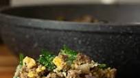 Hamburger Skillet with Mushrooms and Spinach Hamburger Skillet with Mushrooms and Spinach