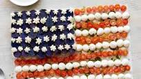 American Flag Caprese Salad American Flag Caprese Salad