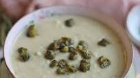 Roasted cauliflower soup (cauliflower bisque with fried capers) Roasted cauliflower soup (cauliflower bisque with fried capers)