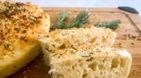 No-Knead Skillet Focaccia with Pine Nuts, Rosemary and Sea Salt No-Knead Skillet Focaccia with Pine Nuts, Rosemary and Sea Salt