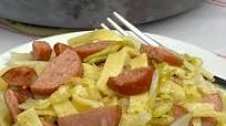 Cabbage and Noodles with Kielbasa Sausage Cabbage and Noodles with Kielbasa Sausage