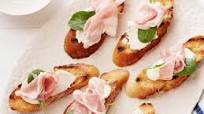 Bruschetta with Prosciutto, Ricotta and Arugula Bruschetta with Prosciutto, Ricotta and Arugula