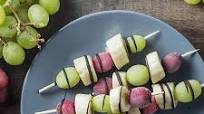 Frozen Grape & Banana Skewers Frozen Grape & Banana Skewers