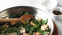 Mushroom and Spinach Saute Mushroom and Spinach Saute