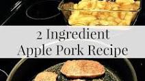 2 Ingredient Apple Pork Recipe 2 Ingredient Apple Pork Recipe