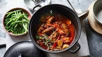 Sausage and red pepper hotpot Sausage and red pepper hotpot