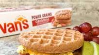 Bacon, Egg, and Cheese Waffle Sandwich Bacon, Egg, and Cheese Waffle Sandwich