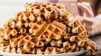 Banana Bread Waffles Banana Bread Waffles