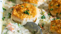 Chicken Pot Pie With Biscuits Chicken Pot Pie With Biscuits