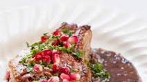 Pork Chops with Pomegranate Glaze Pork Chops with Pomegranate Glaze