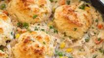 Chicken Pot Pie with Biscuits Chicken Pot Pie with Biscuits