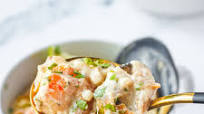 Shrimps and Mussels in Creamy Shallot Sauce Shrimps and Mussels in Creamy Shallot Sauce
