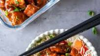Bourbon Chicken & Quick Veggie Rice Bourbon Chicken & Quick Veggie Rice