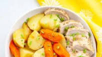 Instant Pot Lemon Garlic Chicken Breasts with Potatoes and Carrots Instant Pot Lemon Garlic Chicken Breasts with Potatoes and Carrots