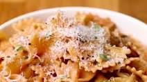 Toasted Farfalle With Thyme Sauce Pasta Recipe by Tasty Toasted Farfalle With Thyme Sauce Pasta Recipe by Tasty