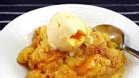 Slow Cooker Peach Dump Cake Recipe Slow Cooker Peach Dump Cake Recipe