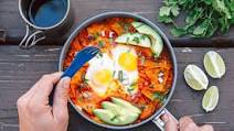 Camp Stove Chilaquiles Camp Stove Chilaquiles