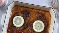 Roasted pork chops with lemon Roasted pork chops with lemon