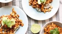 Spicy Sofritas with Cilantro-Lime Rice Spicy Sofritas with Cilantro-Lime Rice