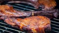 Smoked Tomahawk Pork Chops Smoked Tomahawk Pork Chops