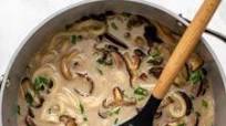 Creamy Mushroom Udon Noodle Soup Creamy Mushroom Udon Noodle Soup