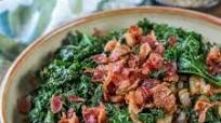 Garlic Bacon Kale Recipe (How to Cook Kale) Garlic Bacon Kale Recipe (How to Cook Kale)