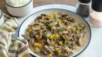 Beef with Corn and Mushroom Beef with Corn and Mushroom