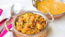 हैदराबादी वेजिटेबल बिरयानी रेसिपी - Hyderabadi Vegetable Biryani Recipe हैदराबादी वेजिटेबल बिरयानी रेसिपी - Hyderabadi Vegetable Biryani Recipe