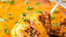 Hot Taco Dip with Ground Beef Hot Taco Dip with Ground Beef