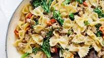 Bowtie Pasta with Sausage and Broccolini Bowtie Pasta with Sausage and Broccolini