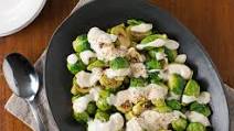 Alfredo & Roasted Garlic Brussels Sprouts Alfredo & Roasted Garlic Brussels Sprouts