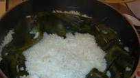 Arroz blanco con chiles rellenos Arroz blanco con chiles rellenos