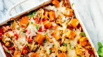 Roasted Veggie Enchilada Casserole Roasted Veggie Enchilada Casserole