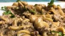One Skillet Ground Beef Stroganoff 30 Minute Meal One Skillet Ground Beef Stroganoff 30 Minute Meal