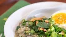 Recipe: Brown Rice Congee with Shiitake Mushrooms and Greens Recipe: Brown Rice Congee with Shiitake Mushrooms and Greens