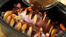 Slow Cooker Hasselback Apple Pork Loin - A Tasty Combination! Slow Cooker Hasselback Apple Pork Loin - A Tasty Combination!