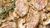 Pork Medallions with Creamy Mushroom Leek Sauce Pork Medallions with Creamy Mushroom Leek Sauce